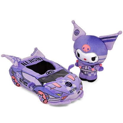 Hello Kitty® and Friends Tokyo Speed Racer 13" Plush 4-Pack Bundle - Badtz-maru®, Hello Kitty, Kuromi & My Melody®