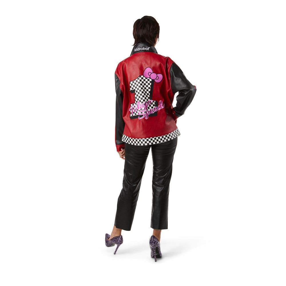Hello Kitty® Tokyo Speed Red Moto Jacket by Kidrobot - Limited Edition