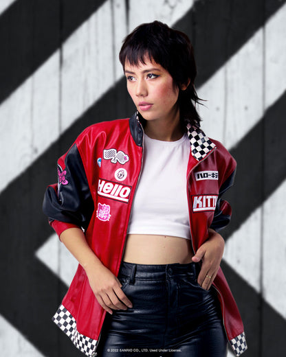 Hello Kitty® Tokyo Speed Red Moto Jacket by Kidrobot - Limited Edition