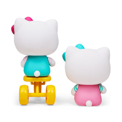 Hello Kitty® Tricycle and Ice Cream Play Theme 4.5” Vinyl Figure 2-Pack Set by Kidrobot