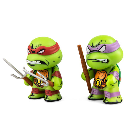 Teenage Mutant Ninja Turtles Raphael & Donatello 3" Vinyl Figure 2-pack