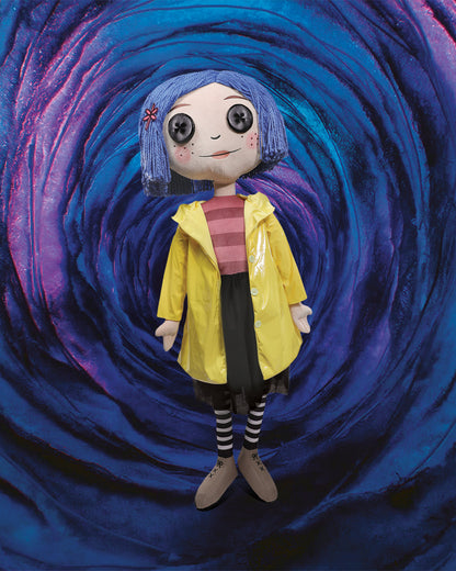 Coraline with Button Eyes 5-foot Life-Size Plush Doll