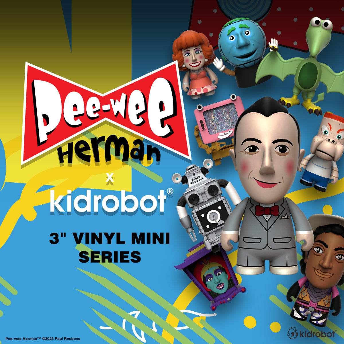 Pee-wee's Playhouse 3" Vinyl Mini Figure Series by Kidrobot