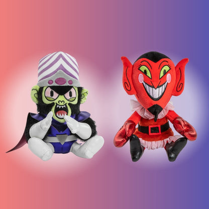 The Powerpuff Girls - HIM and Mojo Jojo Phunny Plush 2-Pack Bundle