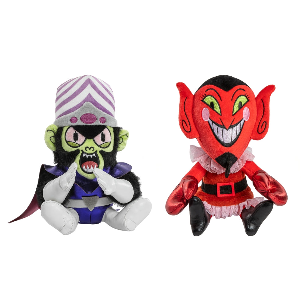 The Powerpuff Girls and Villains Phunny Plush 5-Pack Bundle