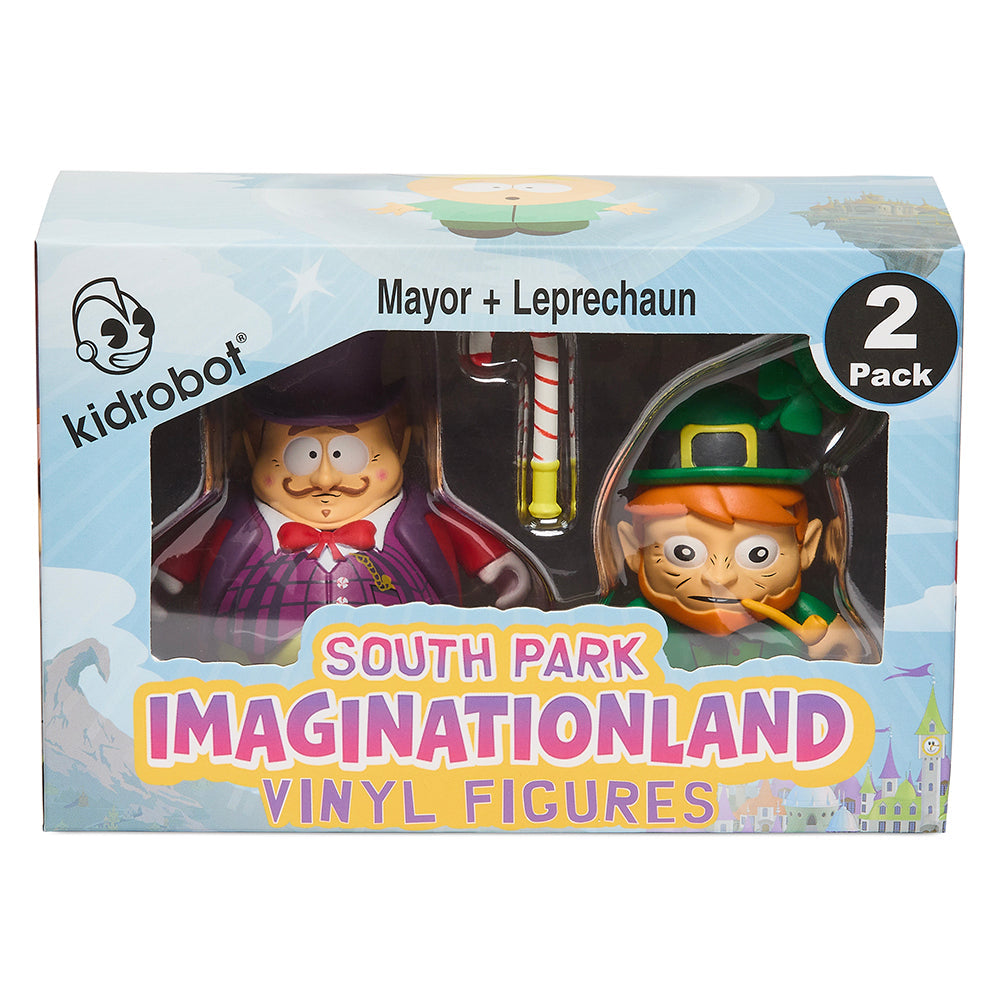 South Park Imaginationland Mayor and Leprechaun 3" Vinyl Figure 2-Pack