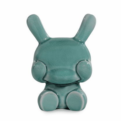 Three Wise Dunnys 5” Porcelain 3-Pack – Blue Mist Crackle Glaze Edition