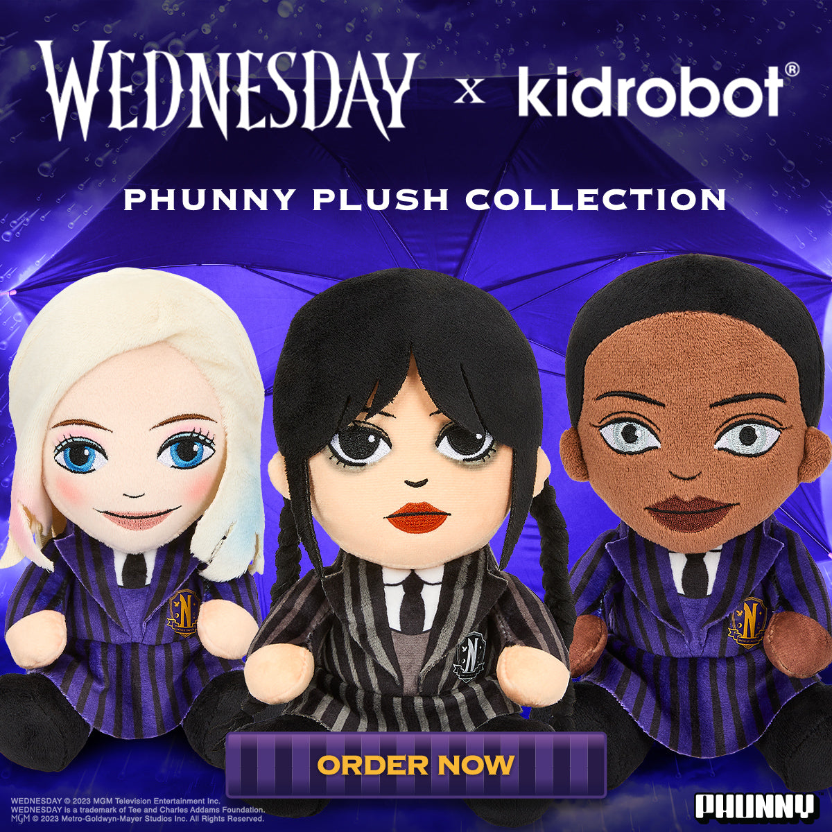 Wednesday Phunny Plush Bundle