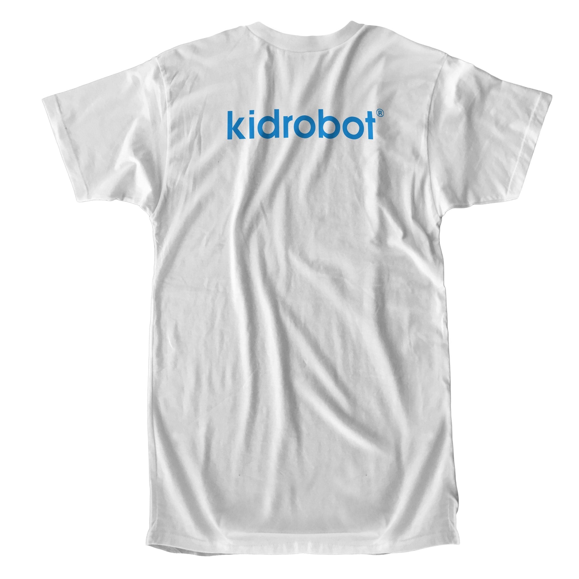Limited Edition Kidrobot Blue Signature Bothead White T-Shirt (S-XXL)