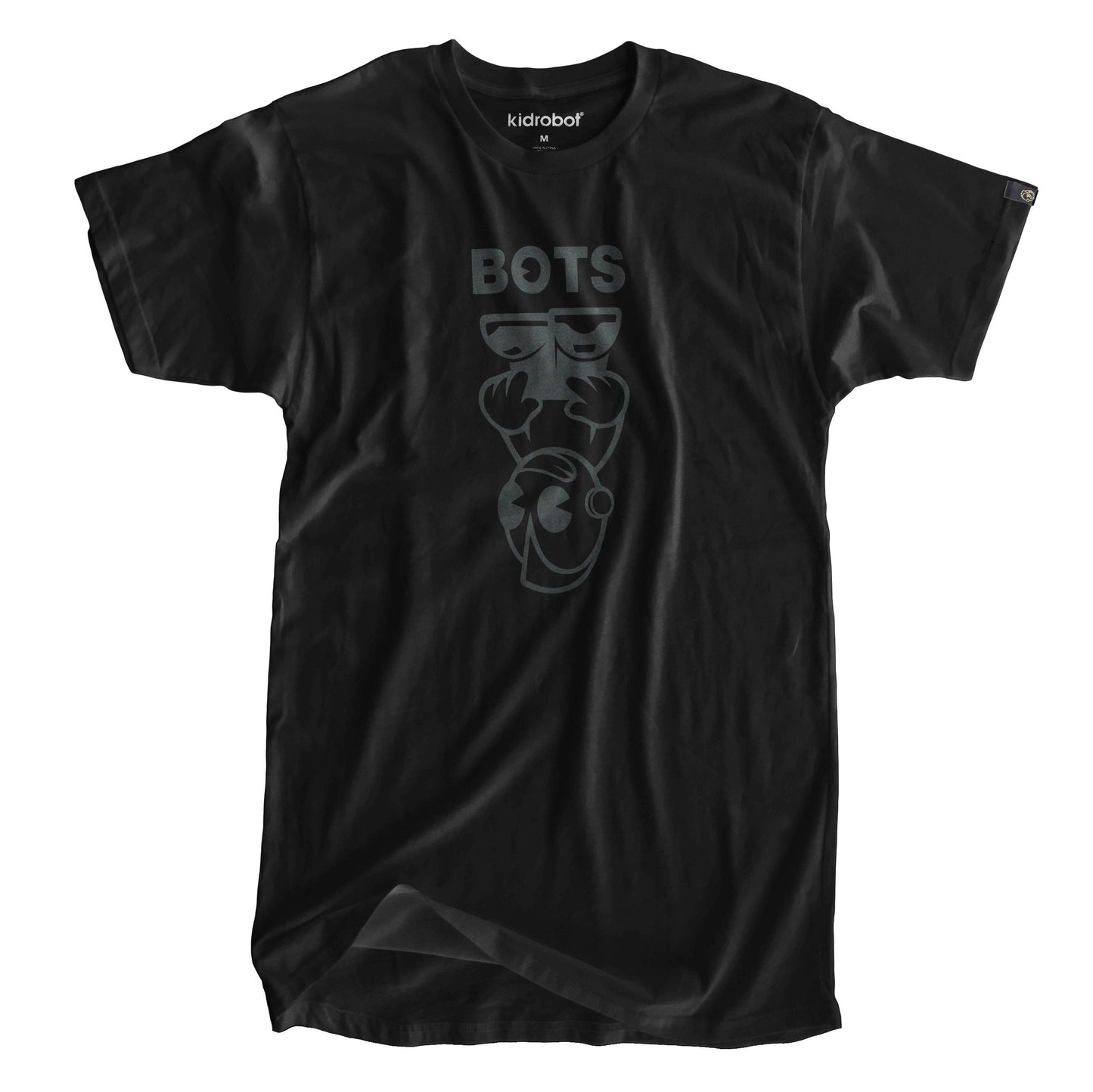 Limited Edition Kidrobot BOTS Black on Black T-Shirt (S-XXL)