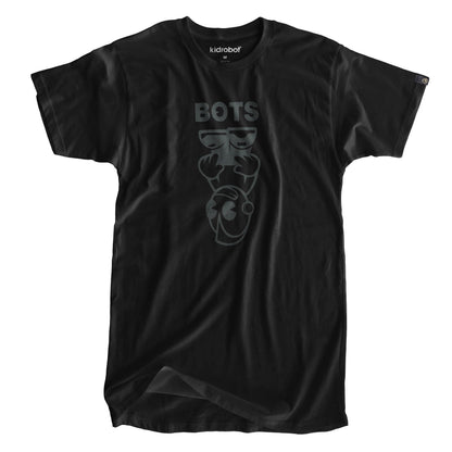 Limited Edition Kidrobot BOTS Black on Black T-Shirt (S-XXL)