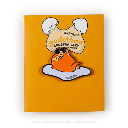 Gudetama Eggstra Lazy Enamel Pin Series by Kidrobot x Sanrio