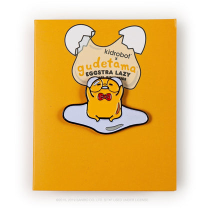 Gudetama Eggstra Lazy Enamel Pin Series by Kidrobot x Sanrio