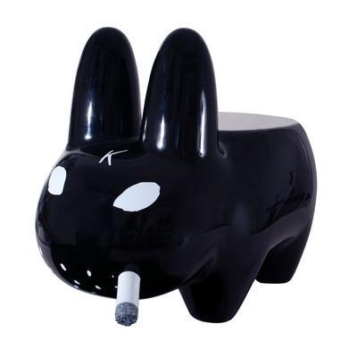 Kidrobot Art Giant Black Smorkin' Labbit Stool