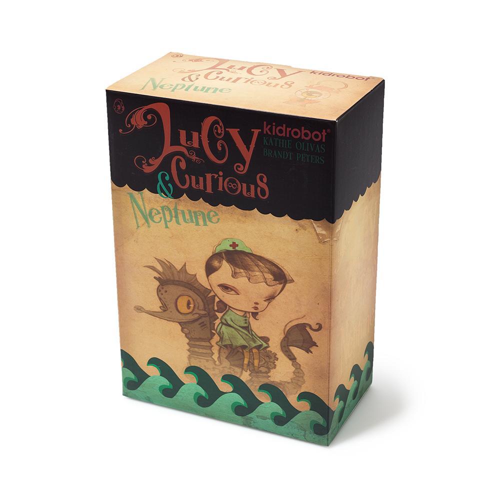 Lucy Curious Dark Harbor 7" Art Figure by Kathie Olivas - White Edition (Limited Edition of 200)