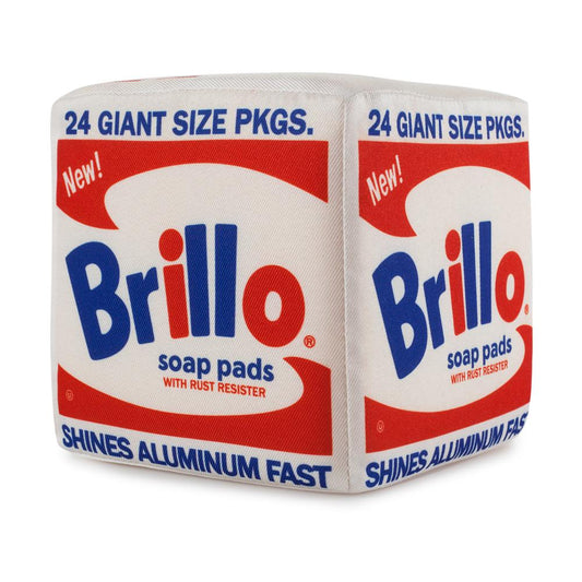 Andy Warhol White Brillo Box Pop Art Plush by Kidrobot