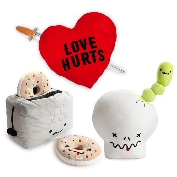 BFFs Giant Skull and Worm Interactive Plush by Kidrobot