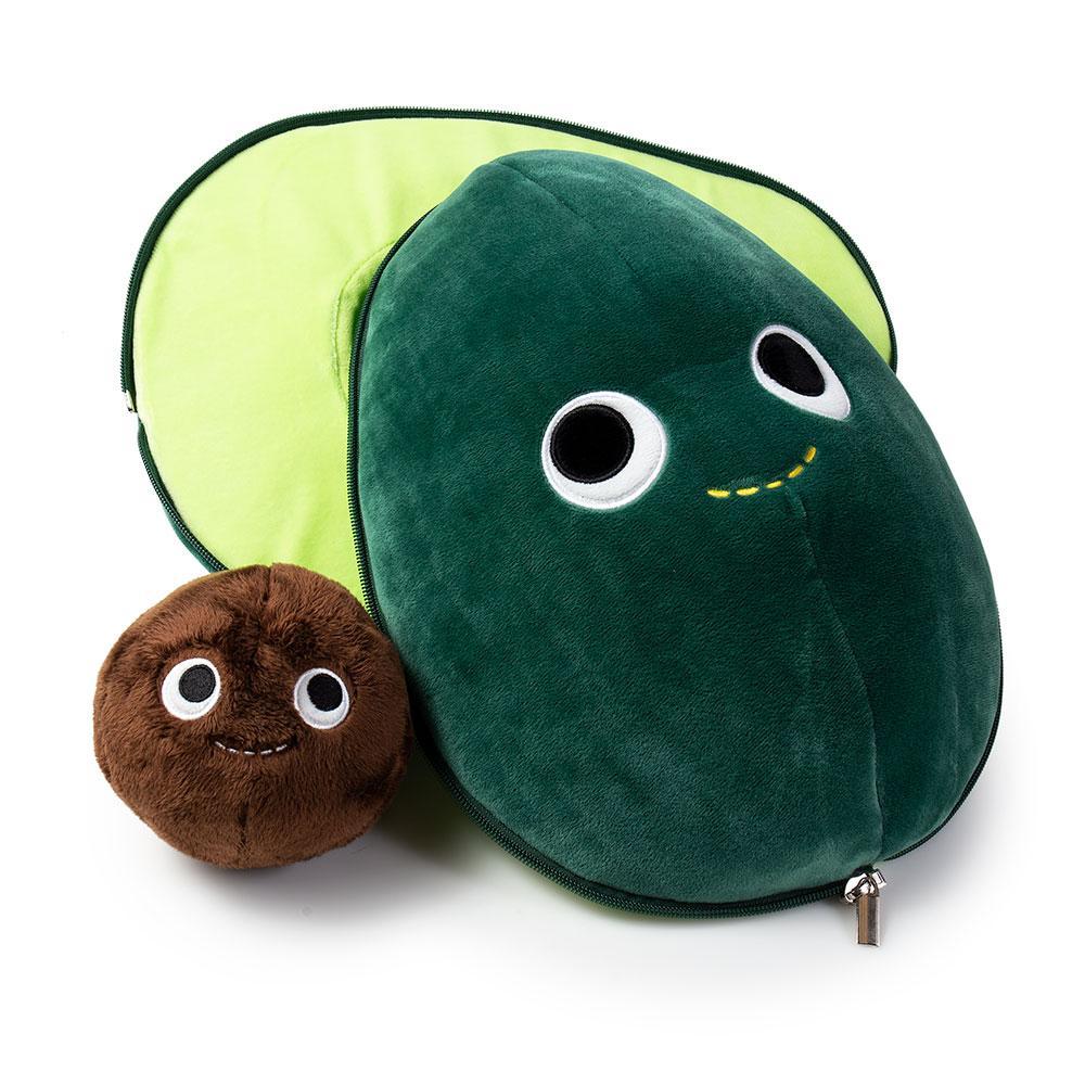 Yummy World 16" Avocado Plush with Interactive Plushie Pit