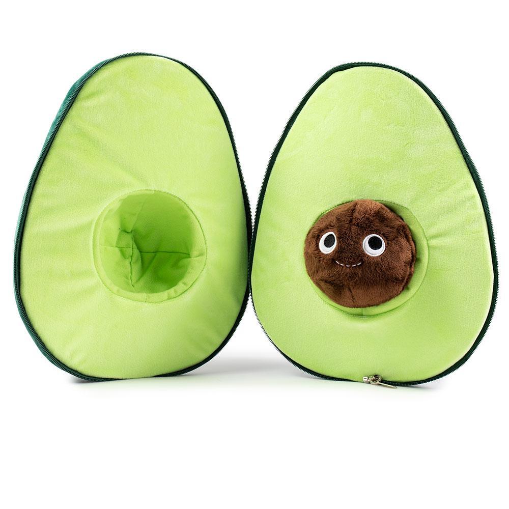 Yummy World 16" Avocado Plush with Interactive Plushie Pit
