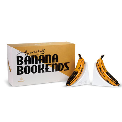Kidrobot x Andy Warhol Resin Banana Bookends - Yellow Edition