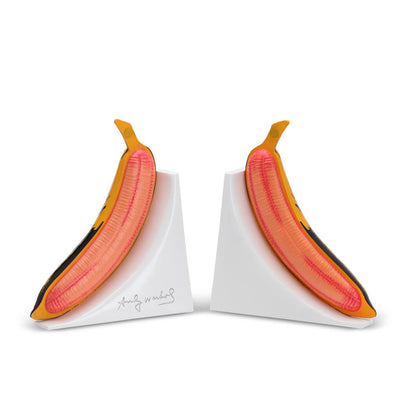 Kidrobot x Andy Warhol Resin Banana Bookends - Yellow Edition