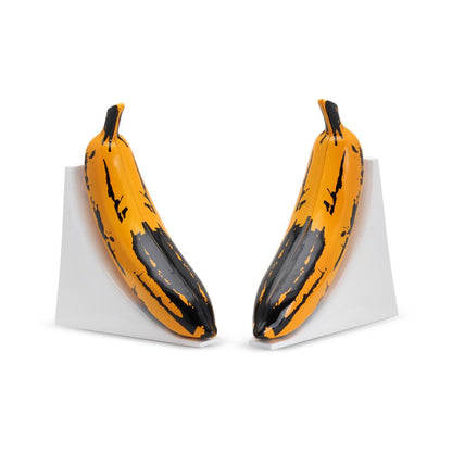 Kidrobot x Andy Warhol Resin Banana Bookends - Yellow Edition