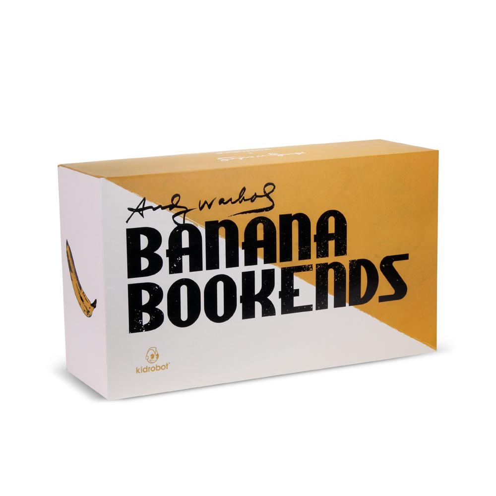 Kidrobot x Andy Warhol Resin Banana Bookends - Yellow Edition