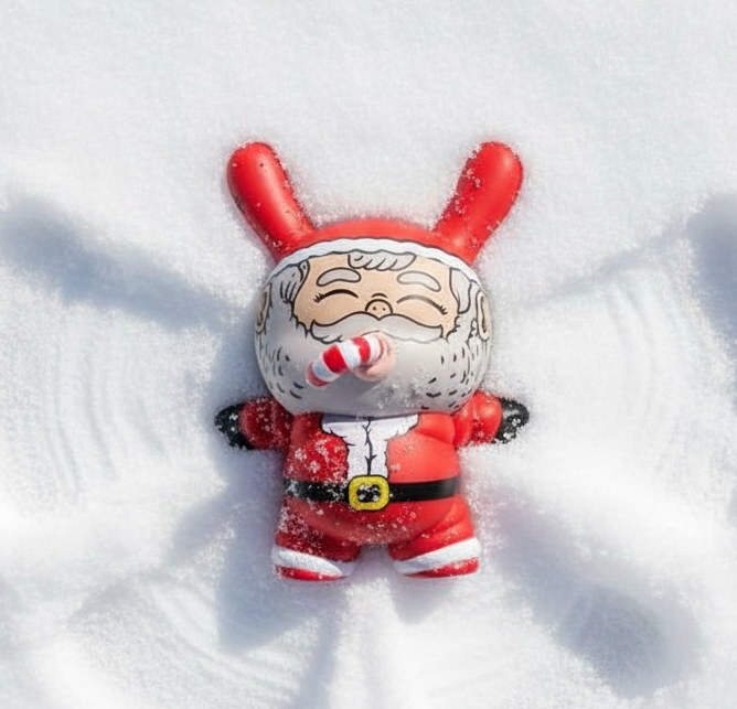 Chunky Holiday Dunny by Alex Solis - Santa Edition