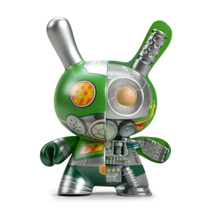 Dairobo-B Mecha Half Ray 5" Dunny by Dolly Oblong - Kidrobot.com Exclusive Green Edition