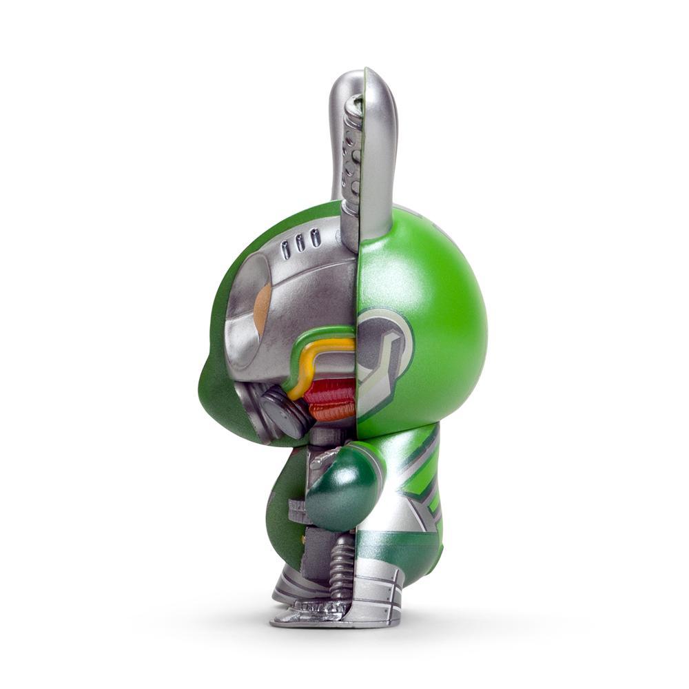 Dairobo-B Mecha Half Ray 5" Dunny by Dolly Oblong - Kidrobot.com Exclusive Green Edition