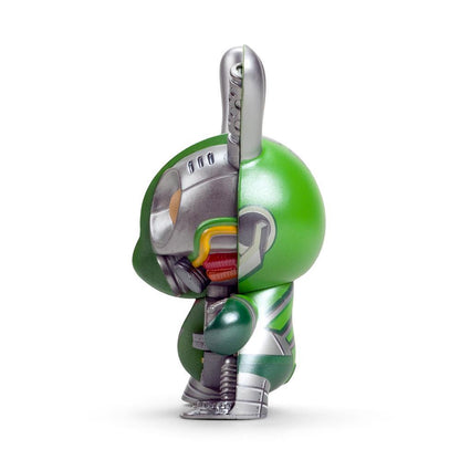 Dairobo-B Mecha Half Ray 5" Dunny by Dolly Oblong - Kidrobot.com Exclusive Green Edition