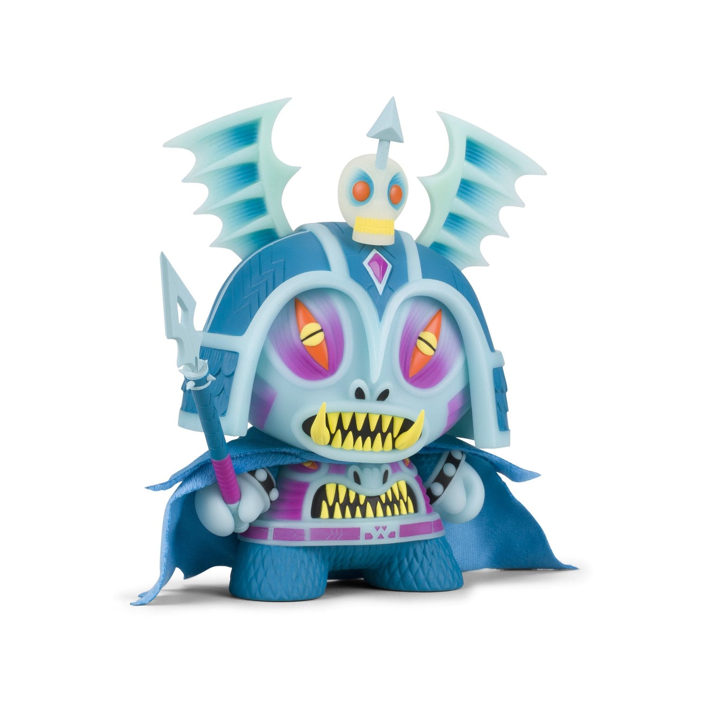 Harbinger 8" Dunny Art Figure by Martin Ontiveros - GID Blue Edition