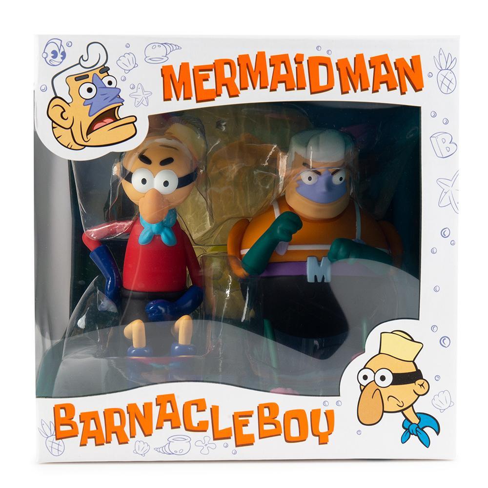 SpongeBob SquarePants Mermaid Man and Barnacle Boy Art Figure by Kidrobot