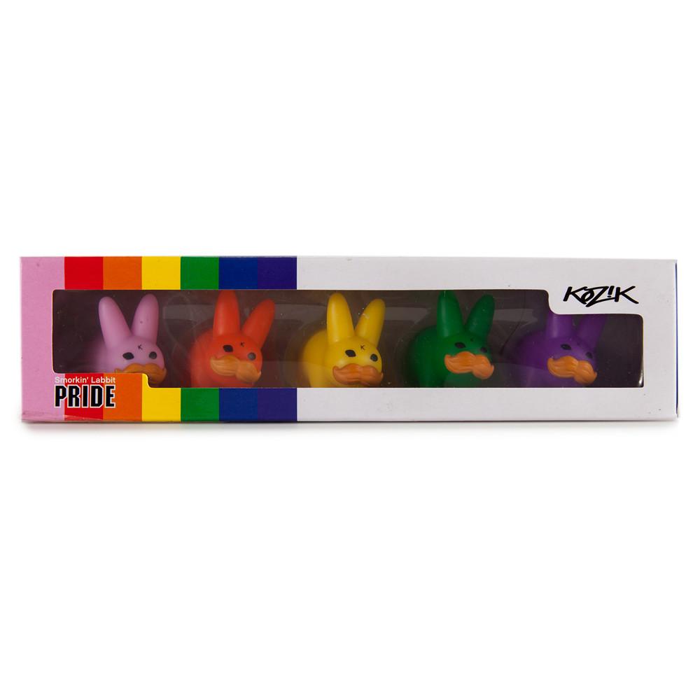 PRIDE 'Stache Labbit Art Toy 5-Pack