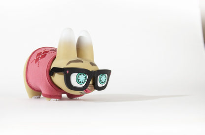 Pipken Preppy Labbit Art Figure - Red Edition